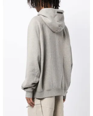 FEAR OF GOD ESSENTIALS chest logo-print detail hoodie - サムネイル4