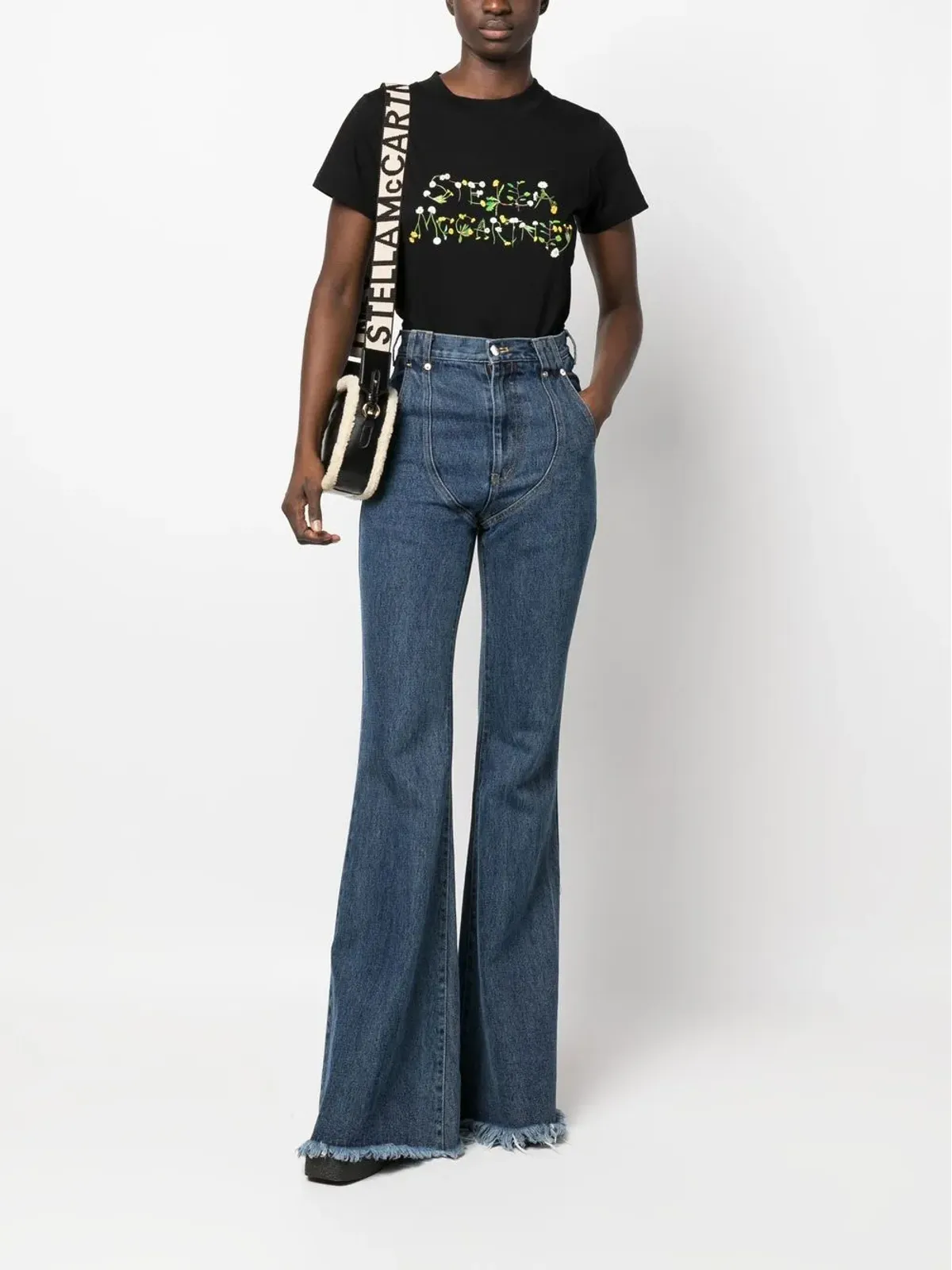 Stella McCartney ダンデライオン ロゴプリント Tシャツ - 画像2