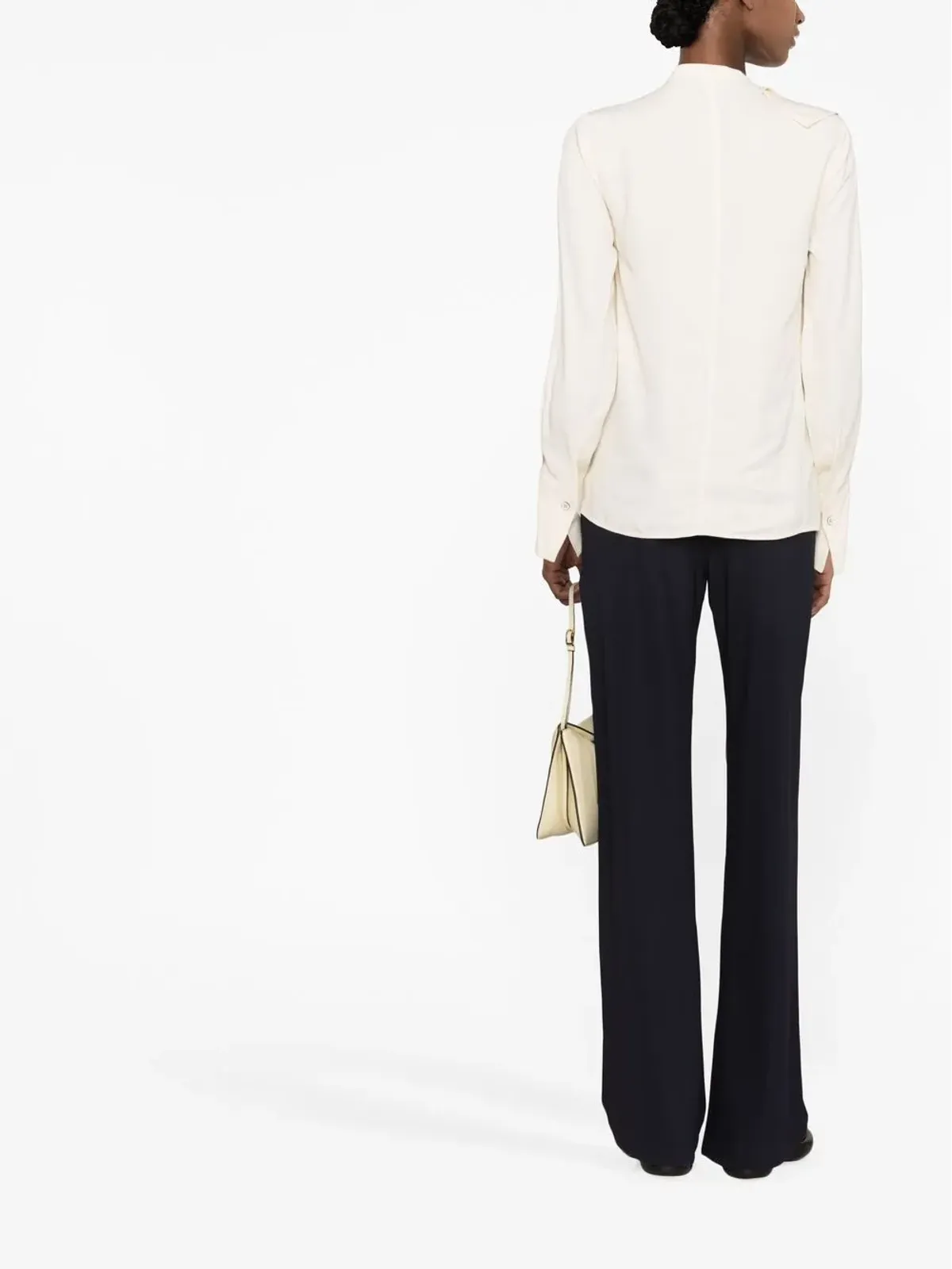 Jil Sander ボタンフロント サテンシャツ - 画像4
