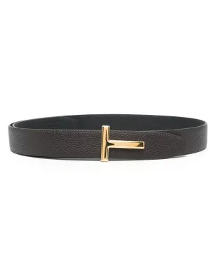 TOM FORD T-plaque レザーベルト - サムネイル1
