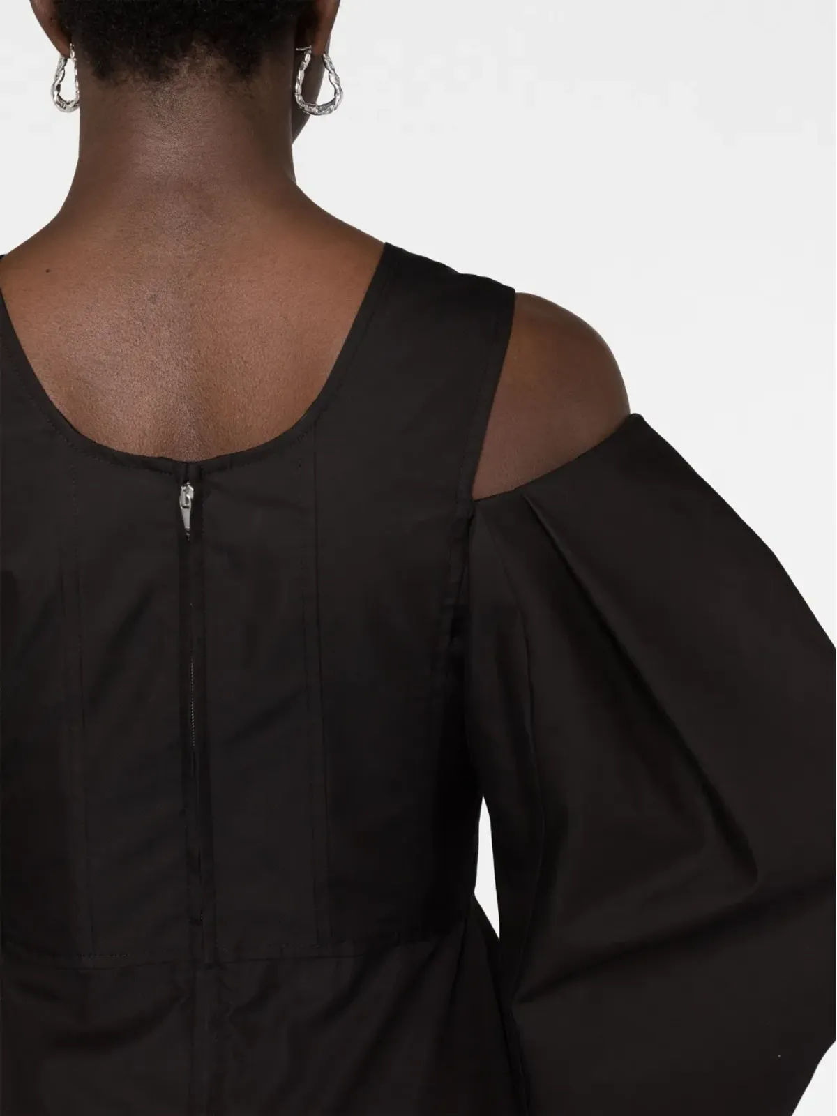 Jil Sander コールドショルダーブラウス - 画像3