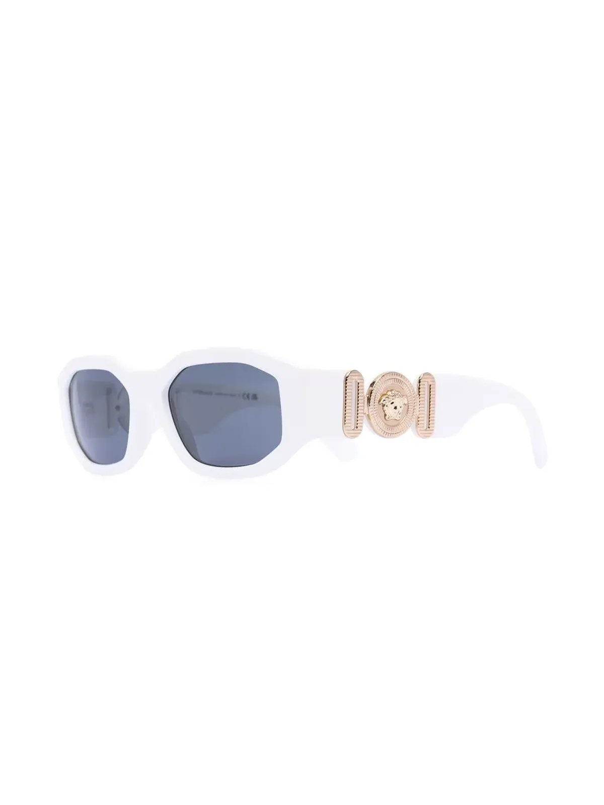Versace Eyewear ビギー ジオメトリックフレーム サングラス - 画像2
