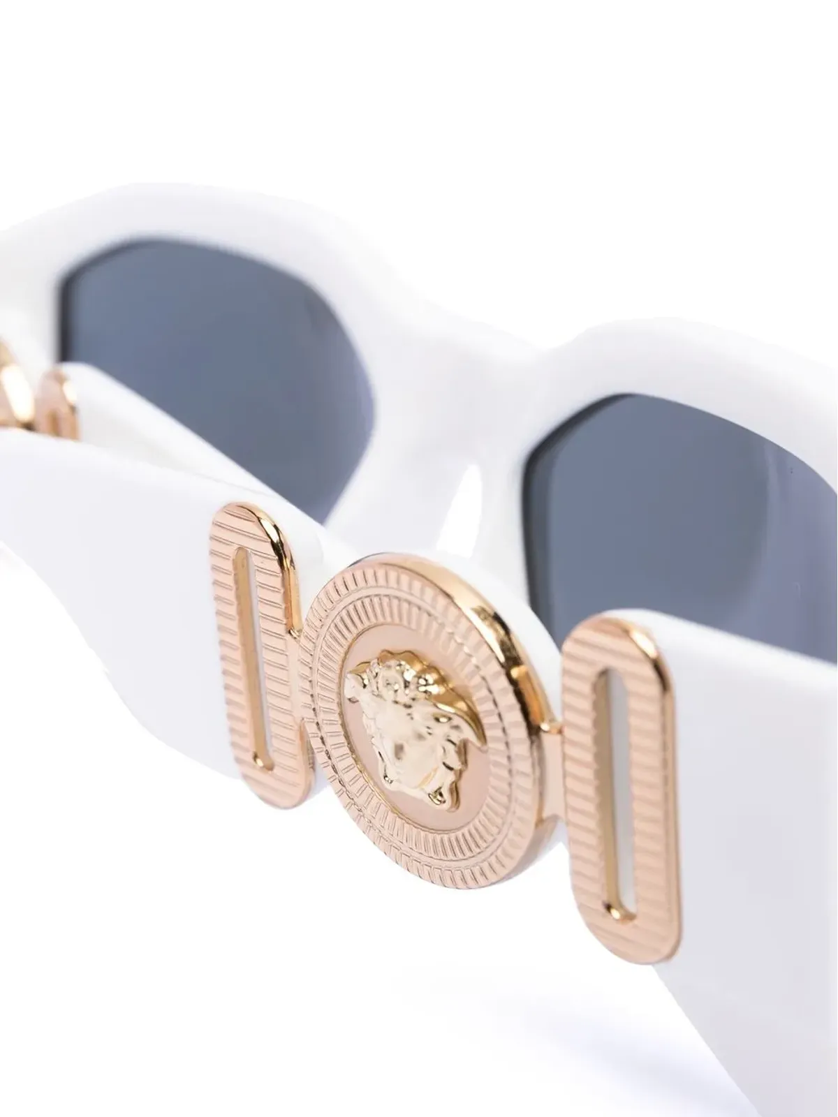 Versace Eyewear ビギー ジオメトリックフレーム サングラス - 画像3