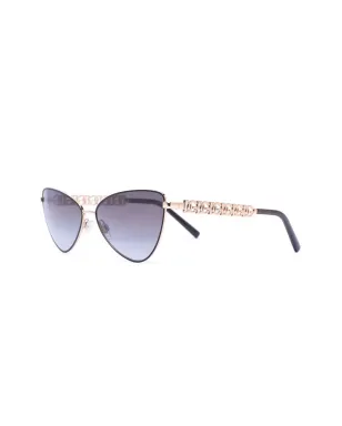 Dolce & Gabbana Eyewear ロゴチェーン キャットアイ サングラス - サムネイル2