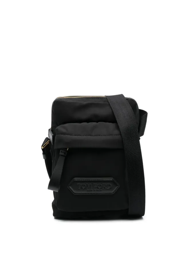 TOM FORD TOM FORD ロゴパッチ ジップアップ メッセンジャーバッグの商品画像