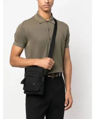 TOM FORD ロゴパッチ ジップアップ メッセンジャーバッグ - サムネイル2
