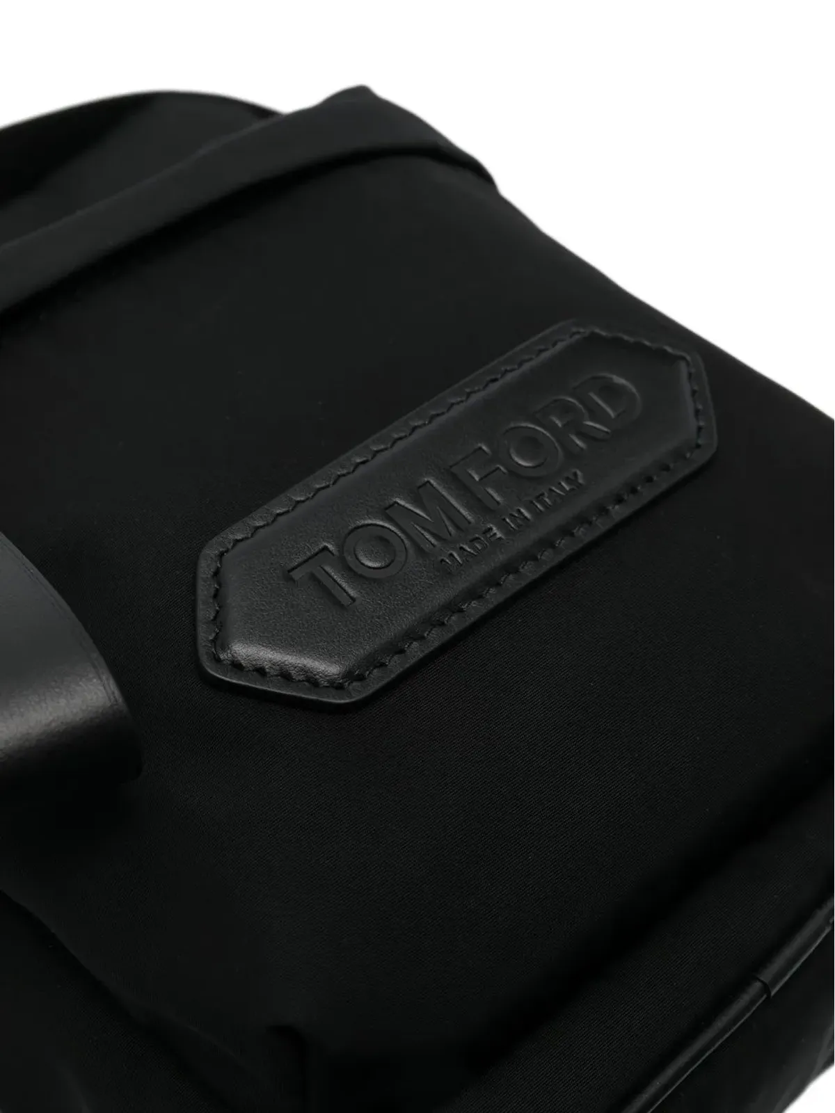 TOM FORD ロゴパッチ ジップアップ メッセンジャーバッグ - 画像4