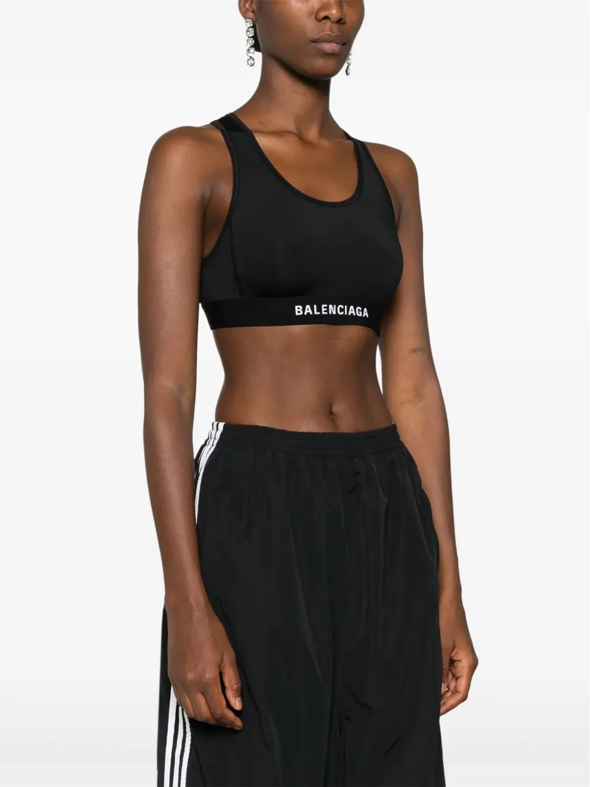 Balenciaga ロゴ入りアンダーバンドスポーツブラ - 画像3