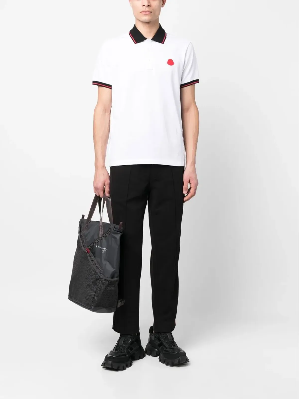 Moncler ドローコード付きカフパンツ - ブラック - 画像2