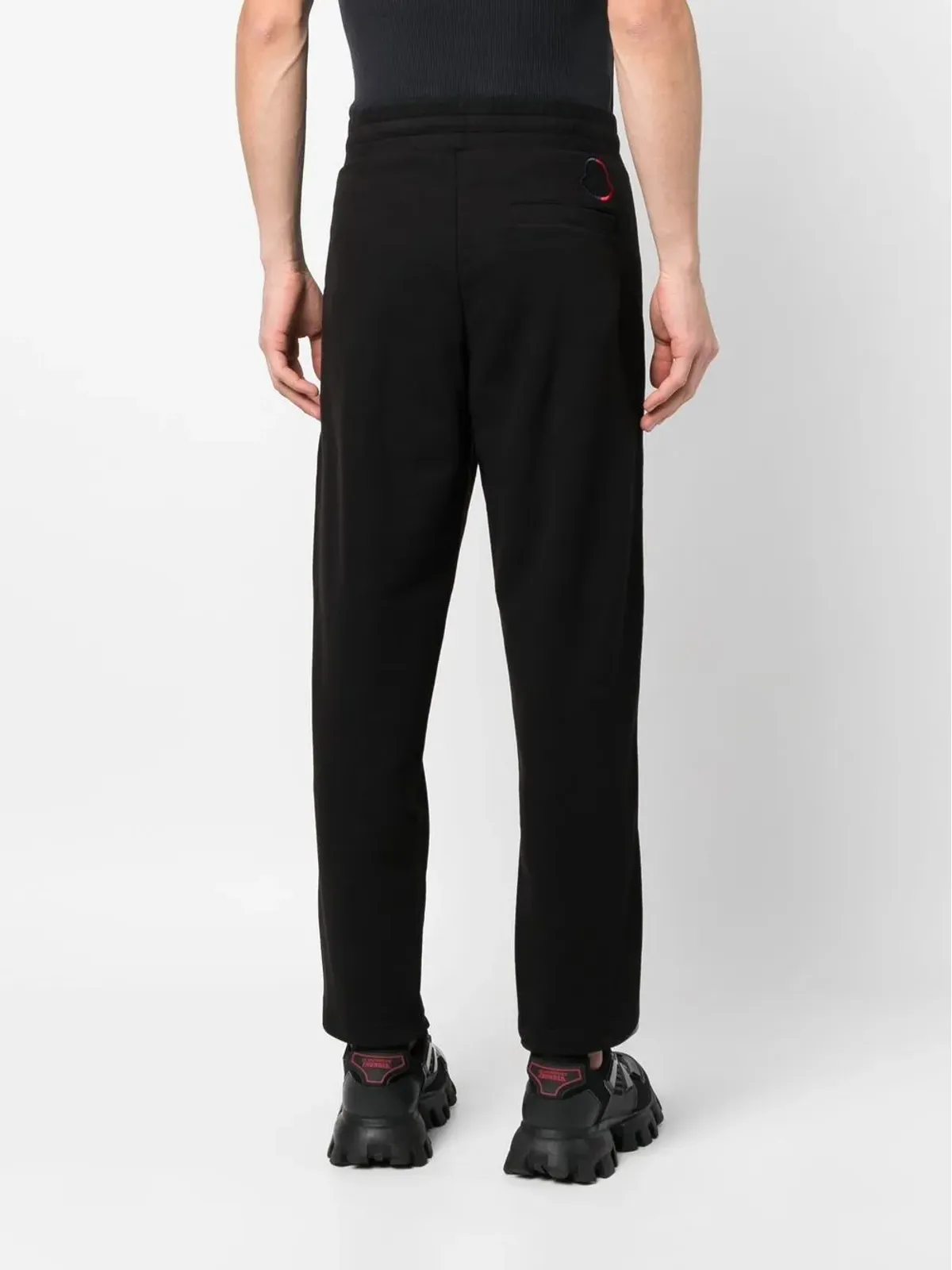 Moncler ドローコード付きカフパンツ - ブラック - 画像4