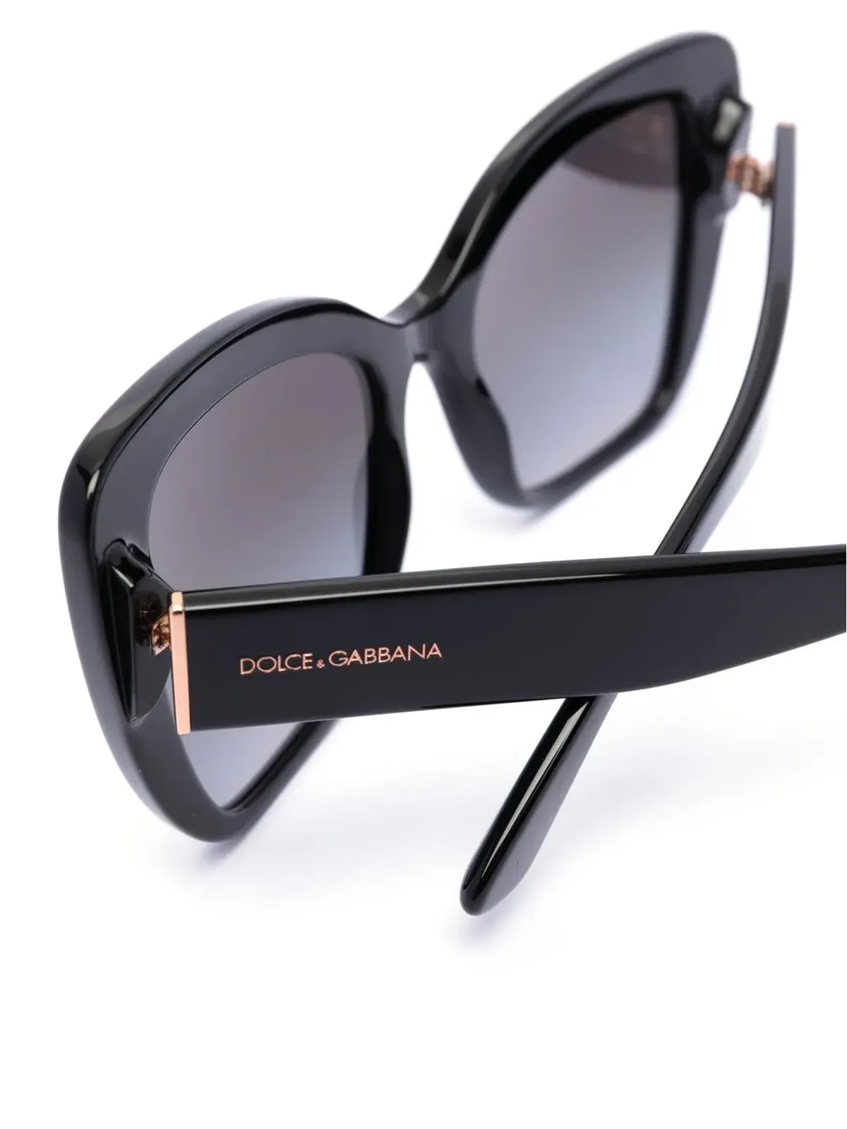 Dolce & Gabbana Eyewear オーバーサイズキャットアイフレームサングラス - 画像3