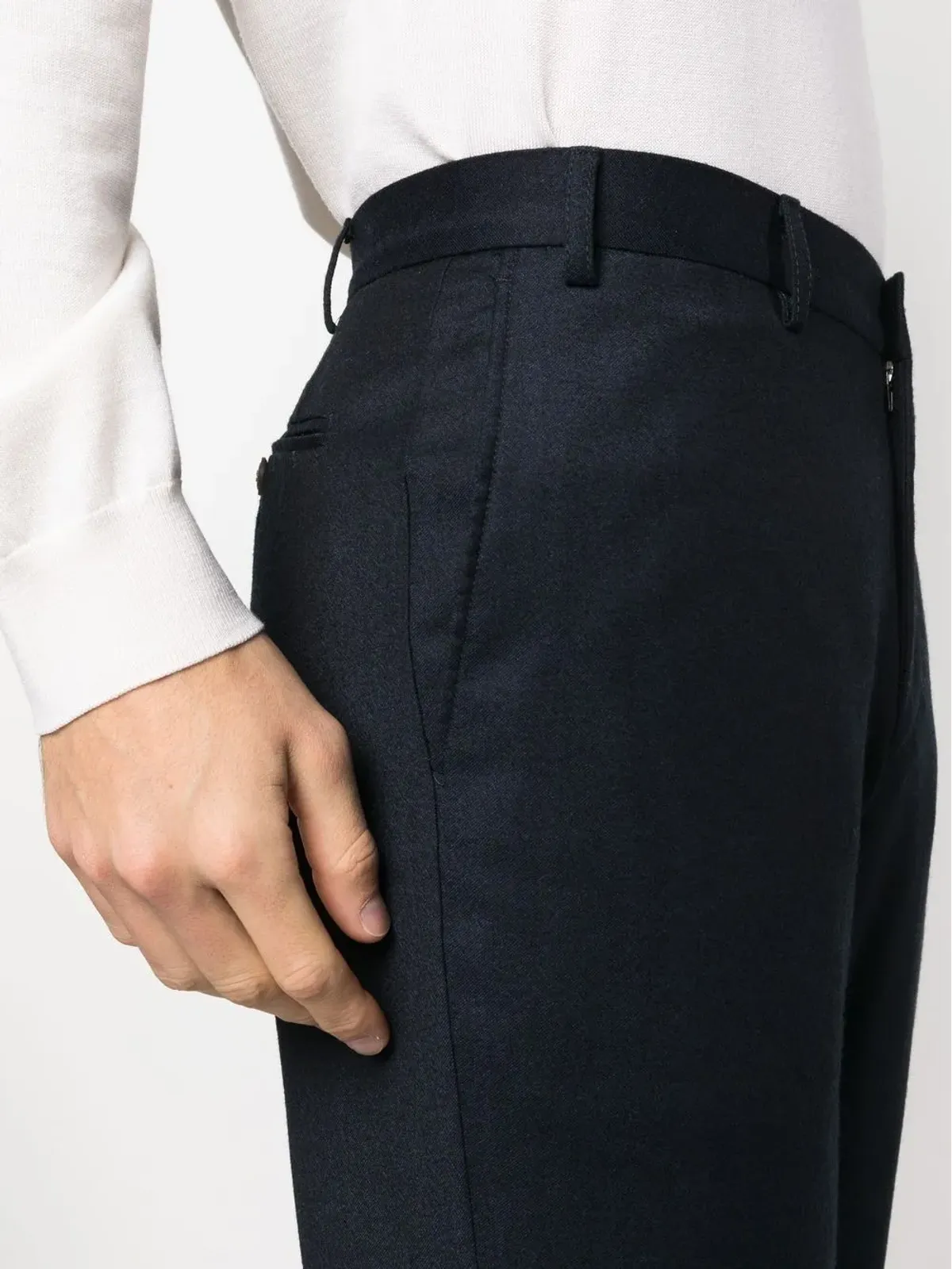 Canali テーラードウールパンツ - 画像5