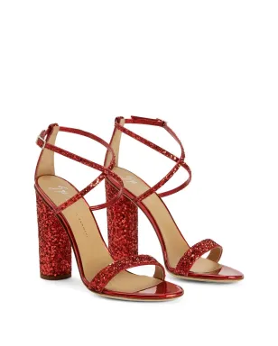 Giuseppe Zanotti タラ グリッター サンダル - サムネイル2