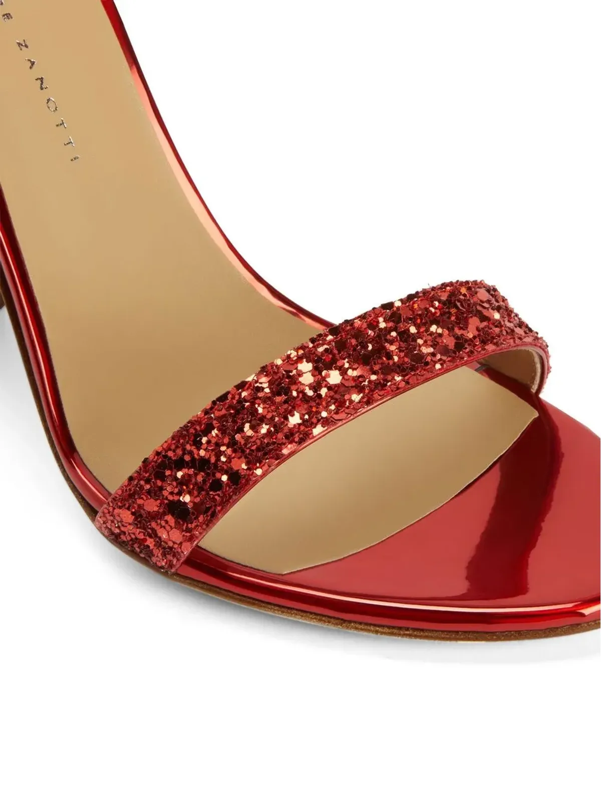 Giuseppe Zanotti タラ グリッター サンダル - 画像4