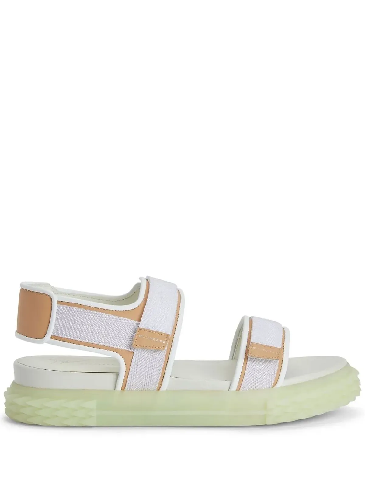 Giuseppe Zanotti ブラバー グミー タッチストラップ サンダル - 画像1