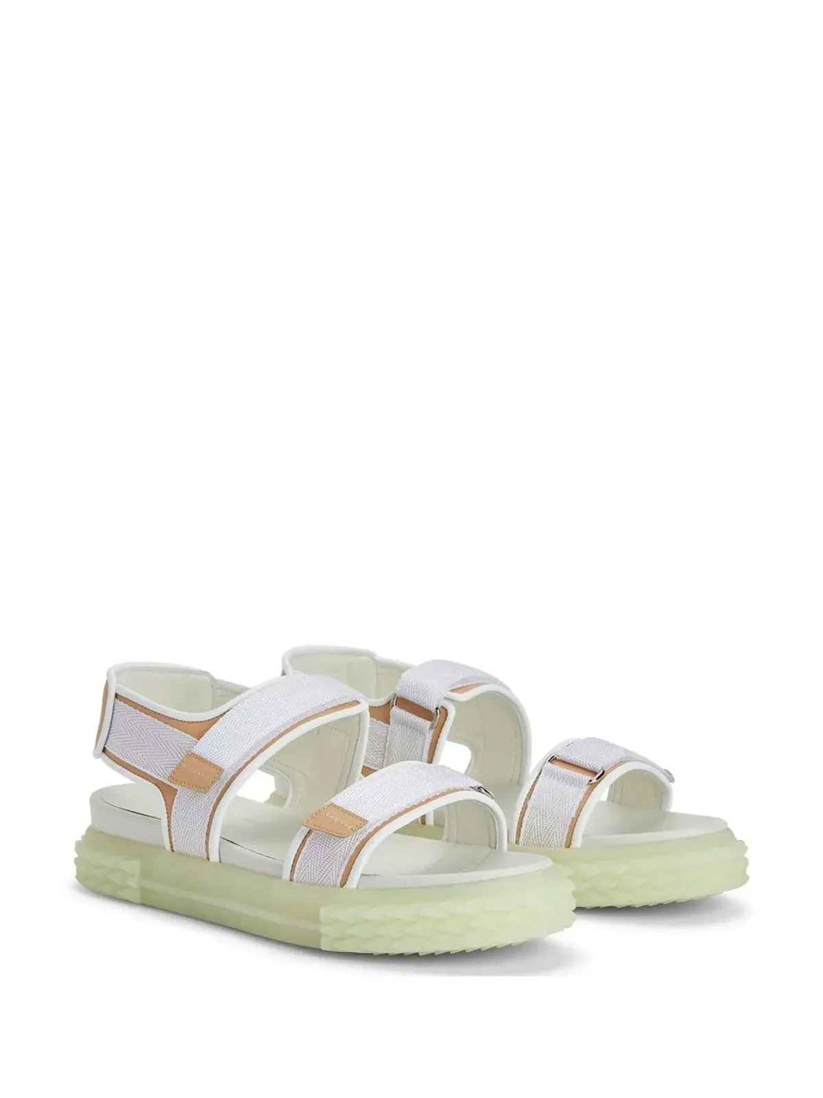 Giuseppe Zanotti ブラバー グミー タッチストラップ サンダル - 画像2