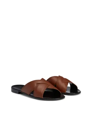 Giuseppe Zanotti Flavio crossed-leather sandals - Brown - サムネイル2