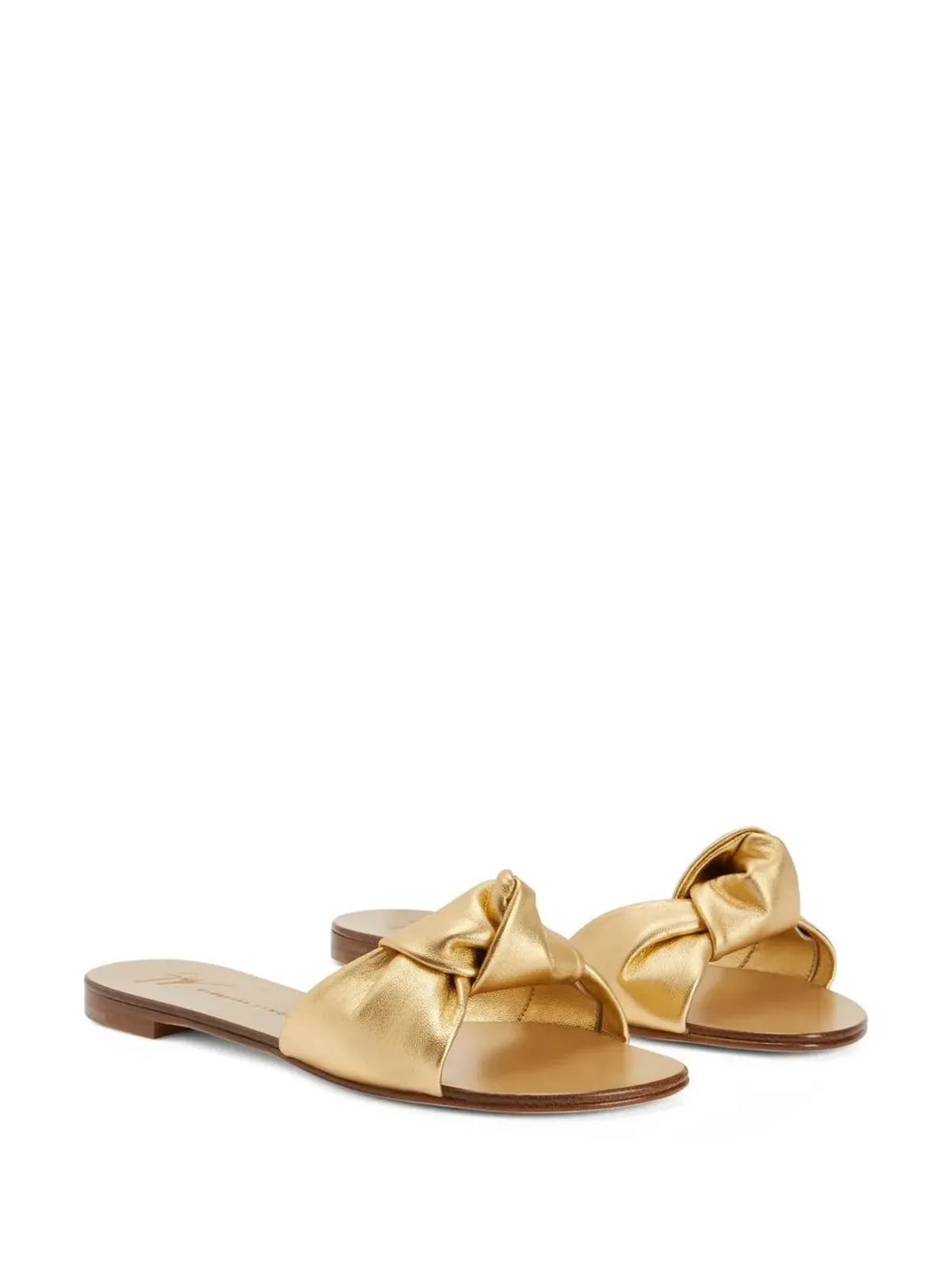Giuseppe Zanotti Aychaノット フラットサンダル - Gold - 画像2