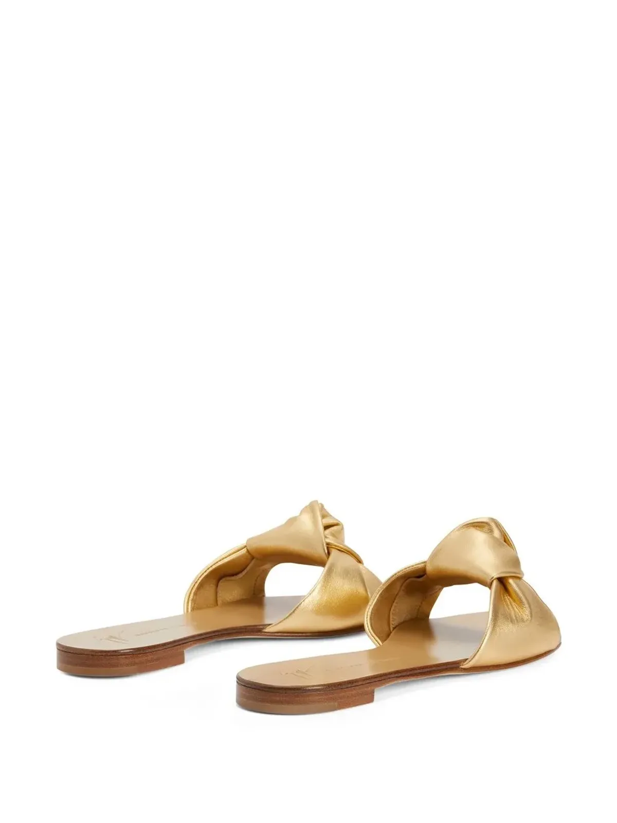 Giuseppe Zanotti Aychaノット フラットサンダル - Gold - 画像3