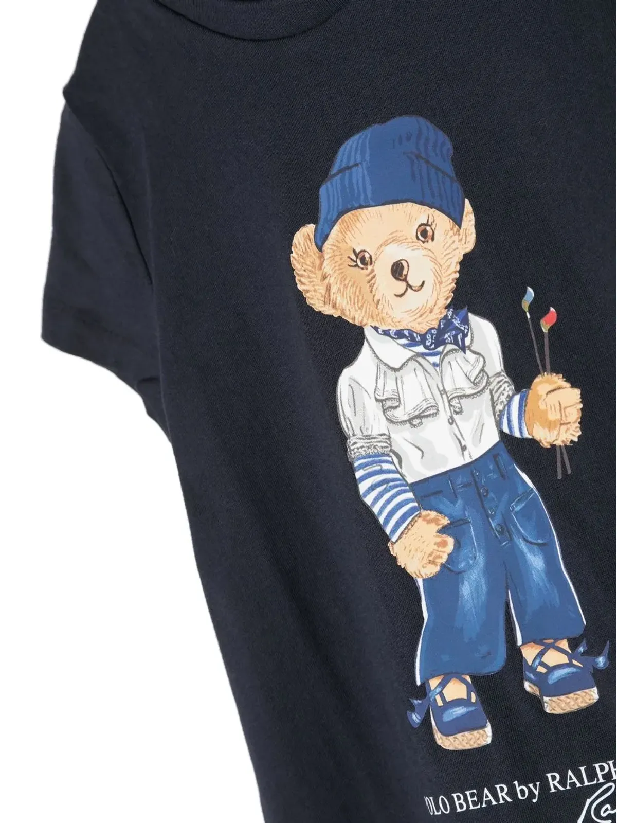 POLO RALPH LAUREN KIDS ポロベア柄プリントドレス - 画像3