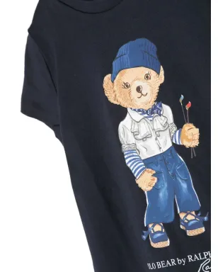 POLO RALPH LAUREN KIDS ポロベア柄プリントドレス - サムネイル3