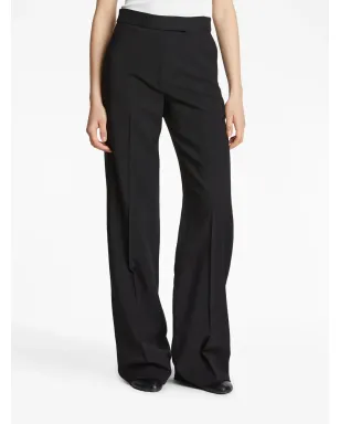 Proenza Schouler 黒のクレープ地 テーラードパンツ - サムネイル5