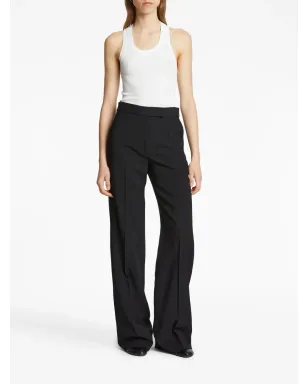 Proenza Schouler 黒のクレープ地 テーラードパンツ - サムネイル2