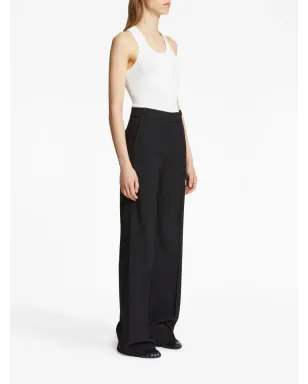 Proenza Schouler 黒のクレープ地 テーラードパンツ - サムネイル3