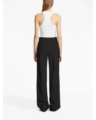 Proenza Schouler 黒のクレープ地 テーラードパンツ - サムネイル4