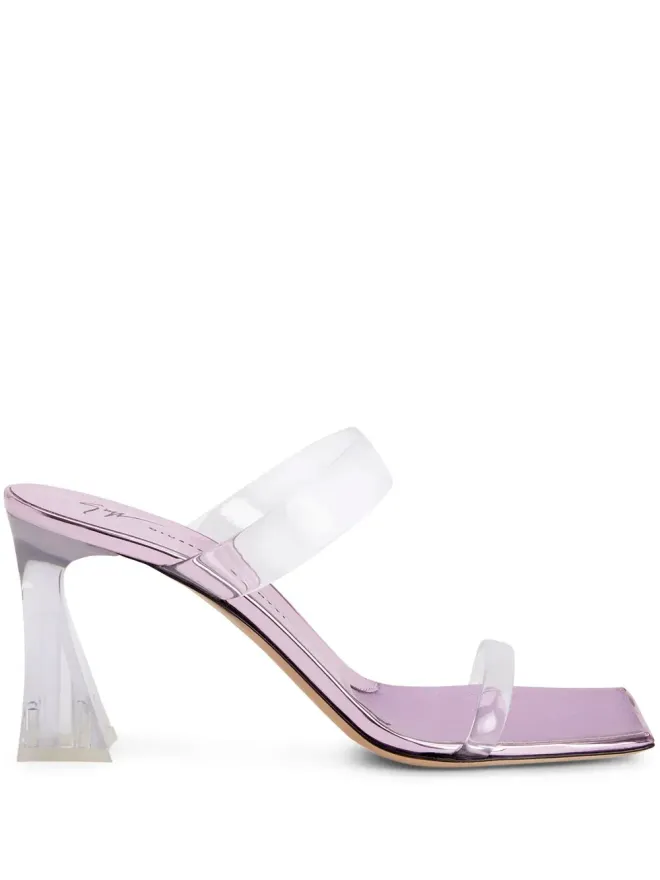 Giuseppe Zanotti Giuseppe Zanotti 85mm Flaminia Plexi サンダルの商品画像