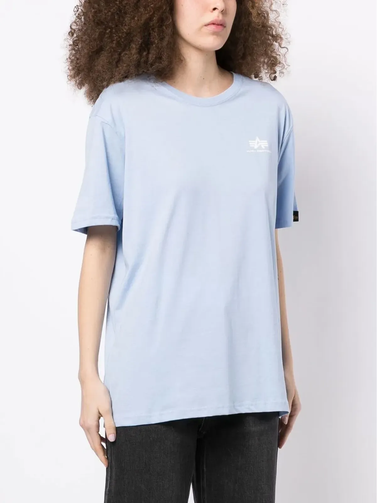 Alpha Industries 胸ロゴプリントディテールTシャツ - 画像3