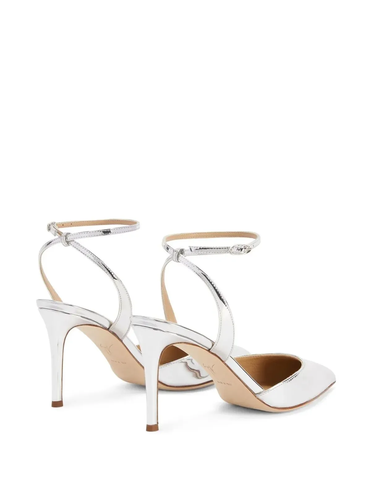 Giuseppe Zanotti シャイオラン ポインテッドトゥ パンプス - シルバー - 画像3