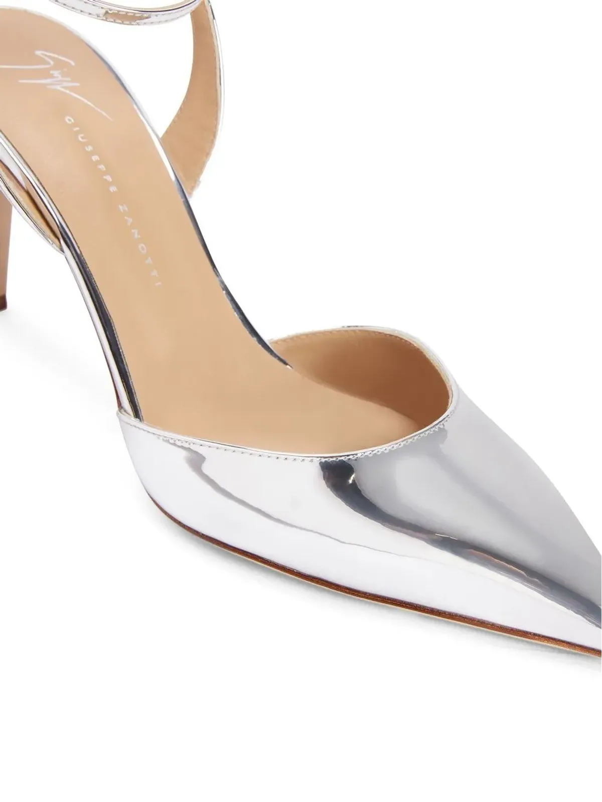 Giuseppe Zanotti シャイオラン ポインテッドトゥ パンプス - シルバー - 画像4