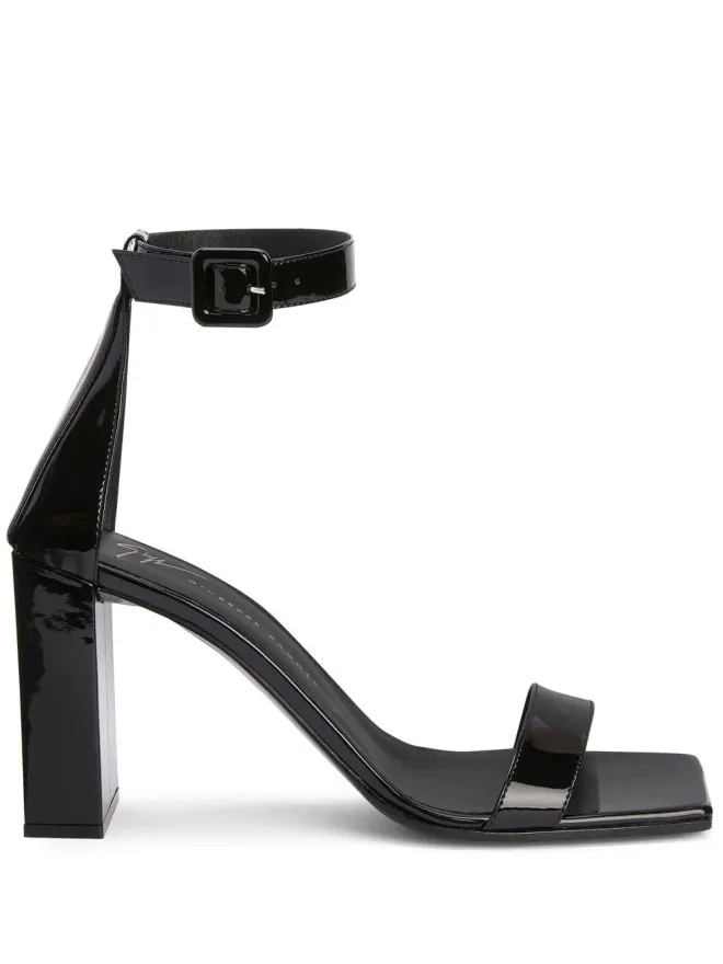 Giuseppe Zanotti Giuseppe Zanotti Shangay buckled leather sandals - Blackの商品画像
