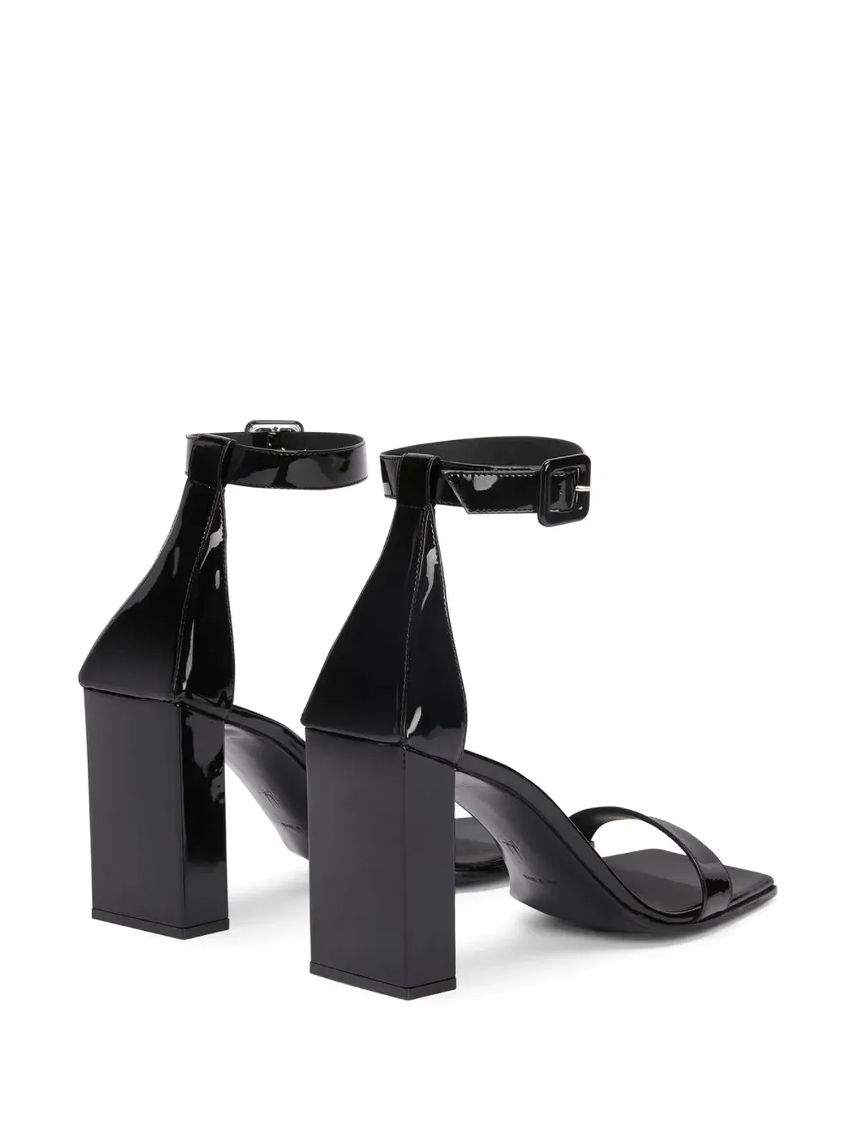 Giuseppe Zanotti Shangay buckled leather sandals - Black - 画像3