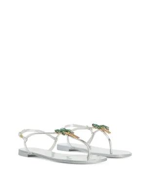 Giuseppe Zanotti Venice Beach レザー フラットサンダル - サムネイル2
