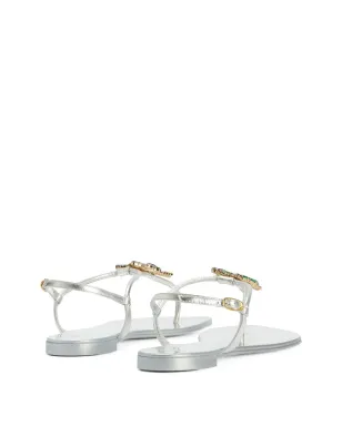 Giuseppe Zanotti Venice Beach レザー フラットサンダル - サムネイル3