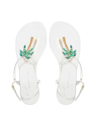 Giuseppe Zanotti Venice Beach レザー フラットサンダル - サムネイル4