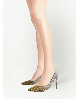 Giuseppe Zanotti Celie Crystal パンプス（ブラック） - サムネイル4