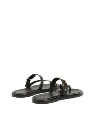 Giuseppe Zanotti Taanguy レザーサンダル - ブラック - サムネイル3