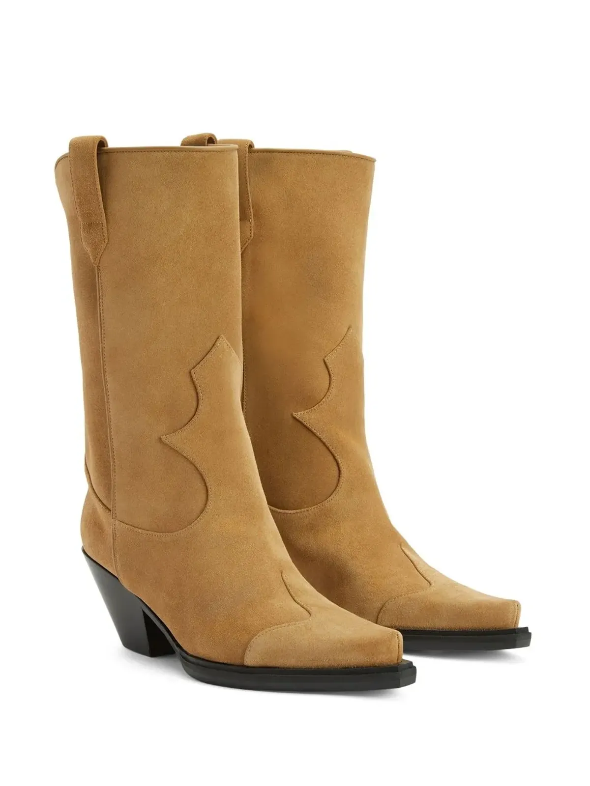 Giuseppe Zanotti 55mm Thyra カウボーイブーツ - ブラウン - 画像2
