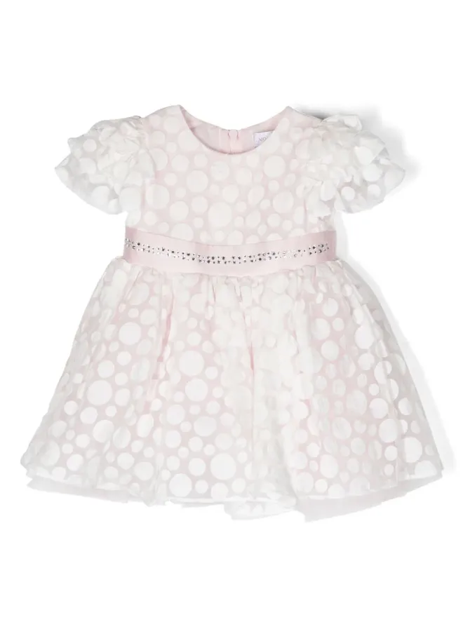 Monnalisa Monnalisa ポルカドット柄フリルドレスの商品画像