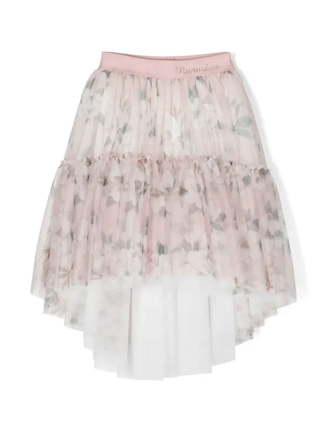 Monnalisa Monnalisa 花柄プリント チュール・チュチュの商品画像