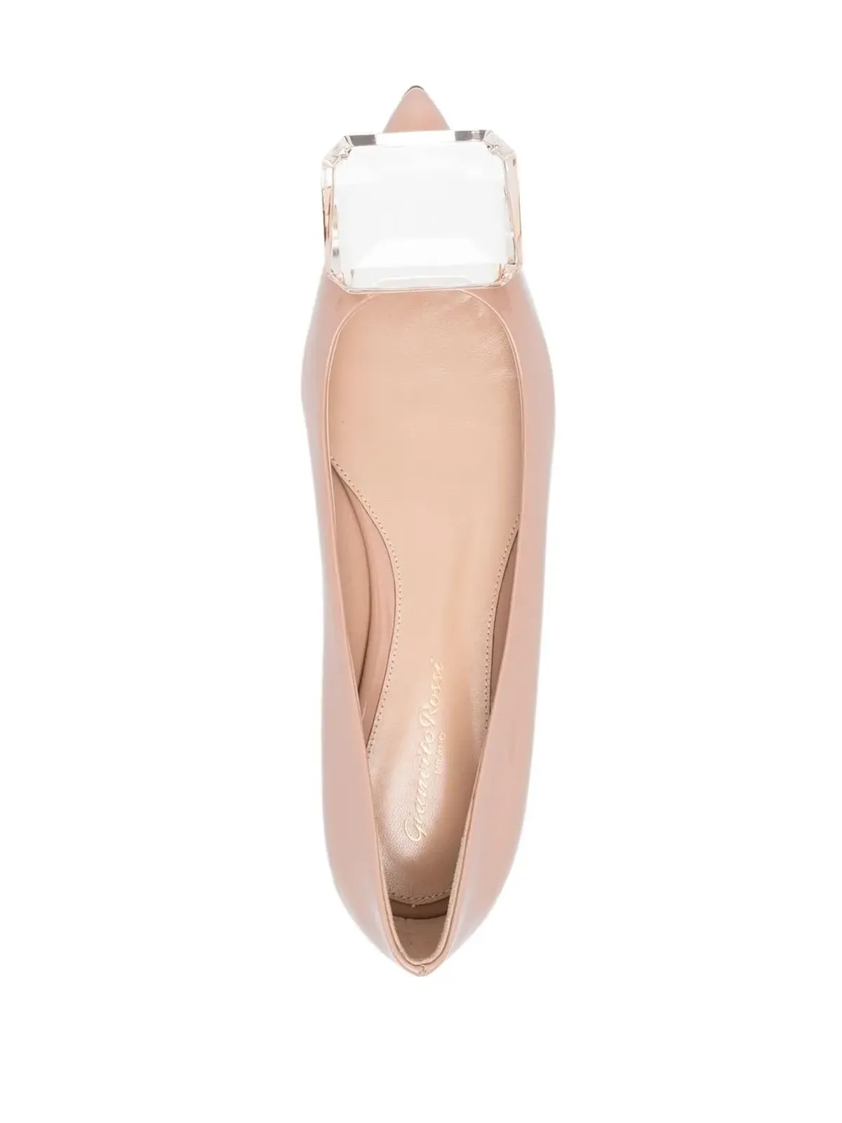 Gianvito Rossi クリスタル装飾 Jaipur 15mmパンプス - 画像4