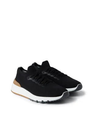 Brunello Cucinelli ロー・トップニットスニーカー - サムネイル2