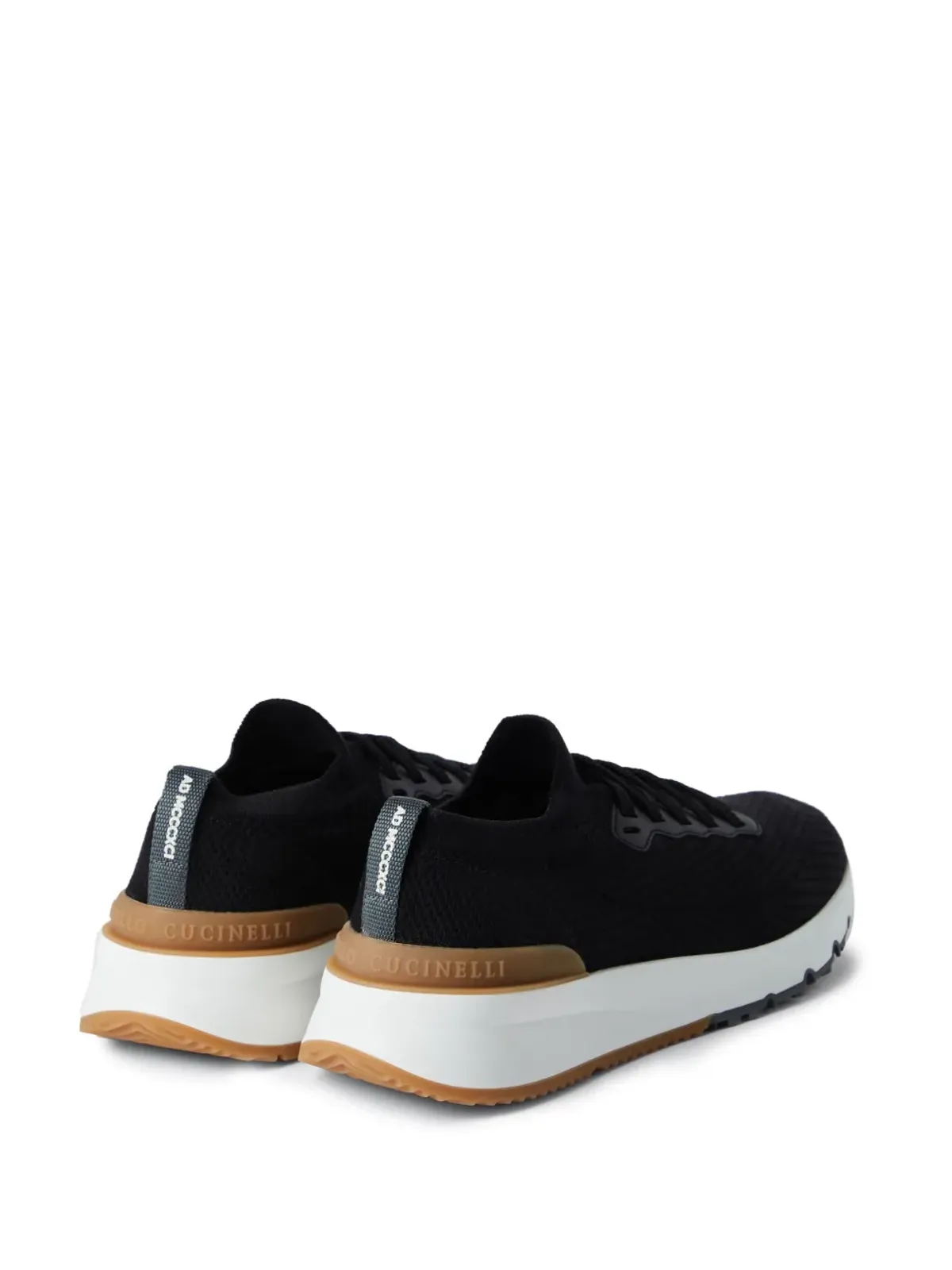 Brunello Cucinelli ロー・トップニットスニーカー - 画像3