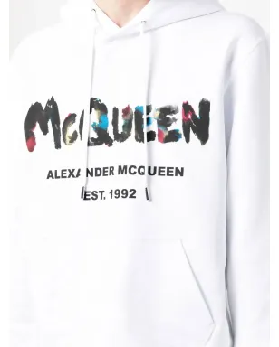 Alexander McQueen グラフィティプリント コットン パーカー - サムネイル5