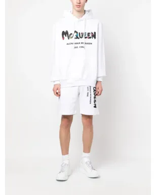 Alexander McQueen グラフィティプリント コットン パーカー - サムネイル2