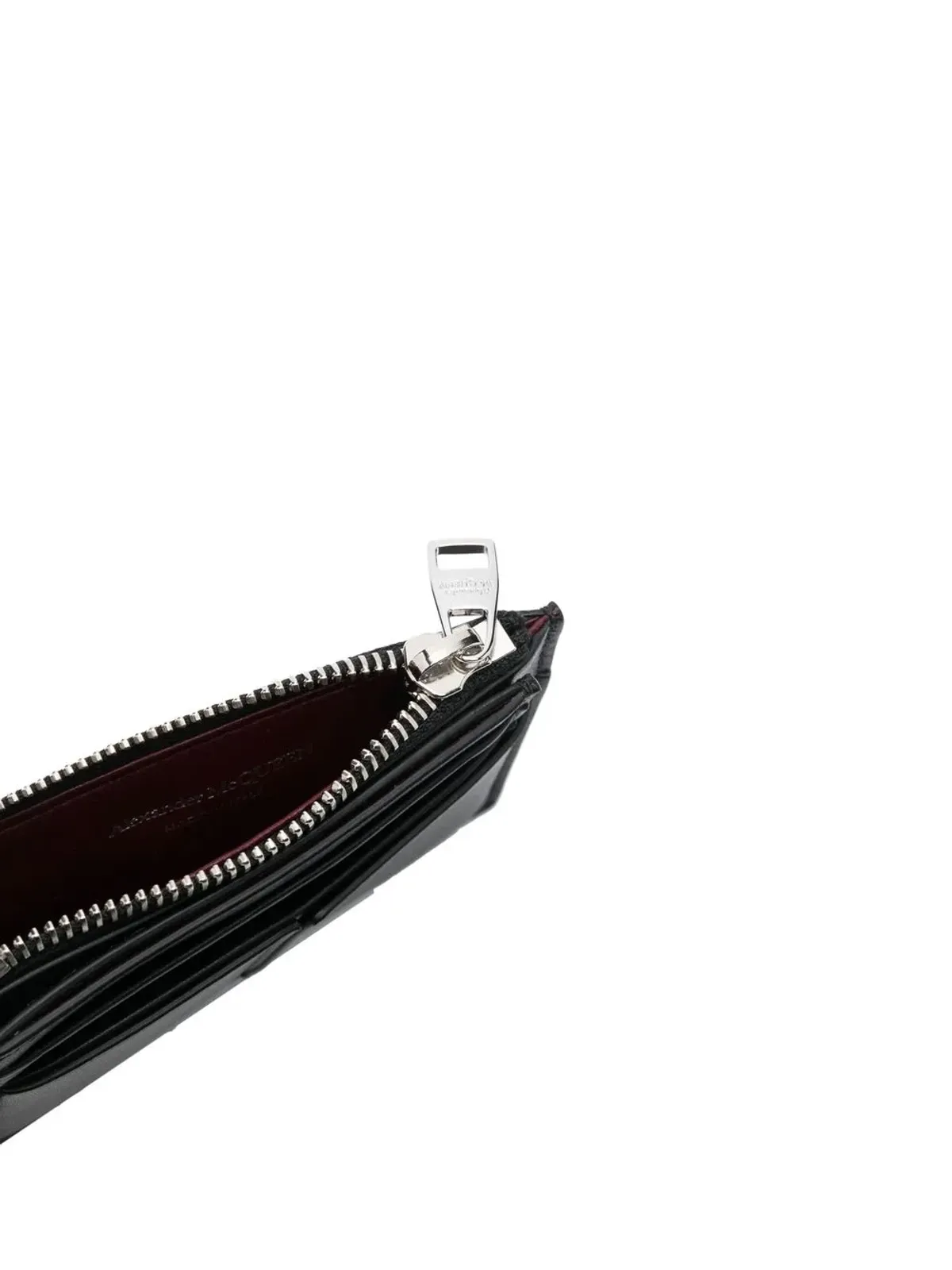 Alexander McQueen ロゴプリントカードホルダー - ブラック - 画像3