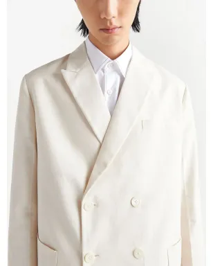 Prada ダブルブレストコットンジャケット - サムネイル4